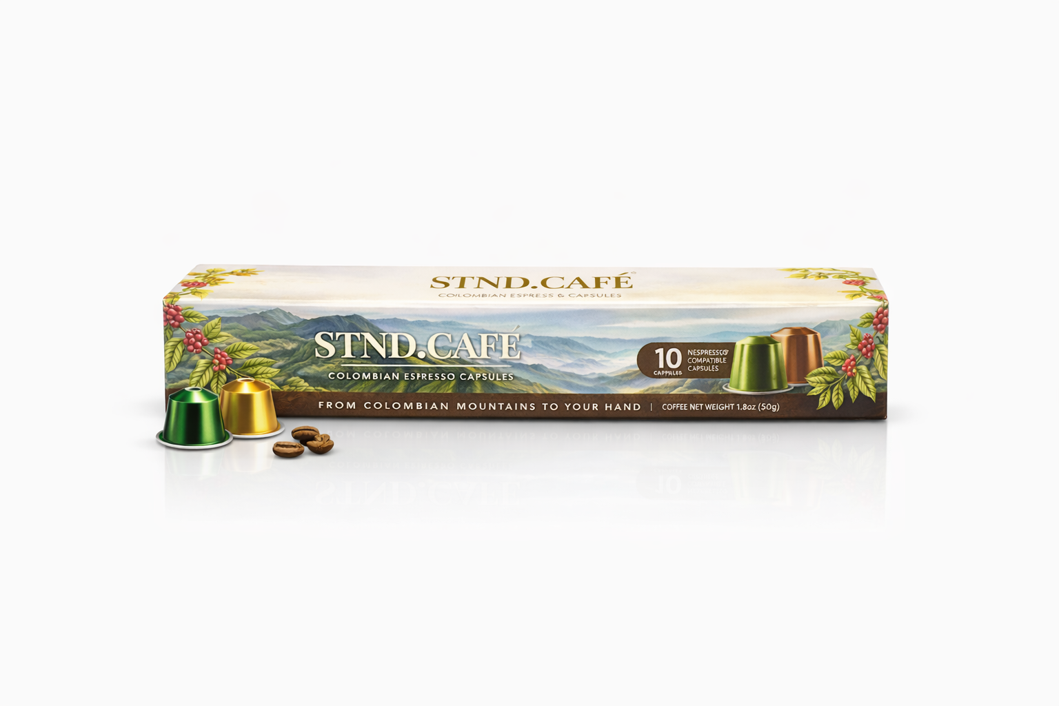 STND.CAFÉ COLOMBIA Espresso Capsules - 10% discount with the code STND10